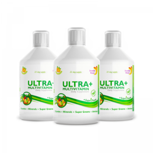 Swedish Nutra Ultra + Multivitamín Daily Supplement 3 x 500 ml